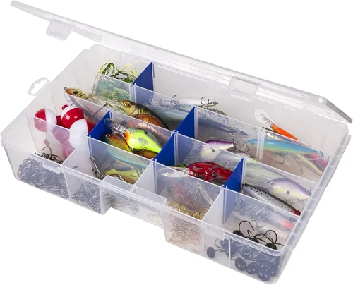 Vista 8 de Flambeau Outdoors 1002 Tuff Tainer, caja de bandeja de aparejos de pesca, incluye [2] divisores Zerust, 6 compartimentos