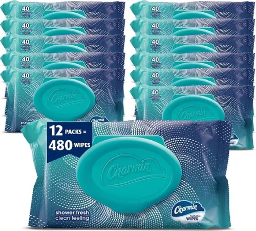 Vista 11 de Charmin Toallitas desechables, 160 toallitas en total (4 paquetes de 40)
