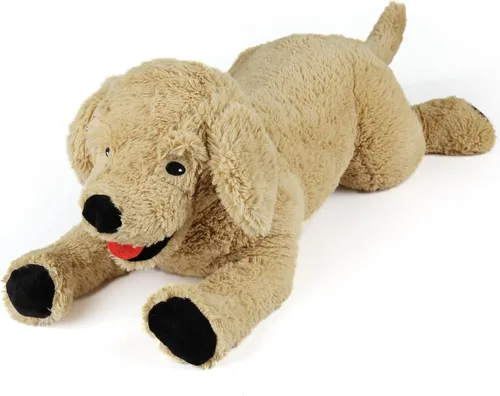 Vista 11 de LotFancy Animales de peluche de perros, 12 pulgadas, tiernos animales de peluche Golden Retriever, juguete de peluche de cachorro sentado, regalo