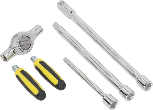 Vista 6 de Zerodis Llave de trinquete ajustable con mango en T, llave de trinquete de liberación rápida en T, llave de trinquete ajustable tipo T de una mano