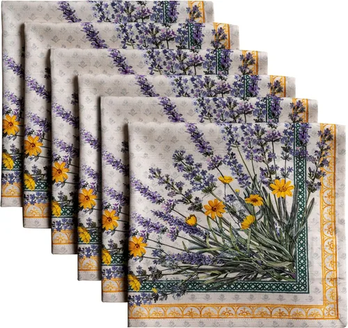 Vista 12 de Maison d' Hermine Juego de 4 servilletas de tela 100% algodón, suaves y duraderas, servilletas cuadradas reutilizables para uso diario, lavables