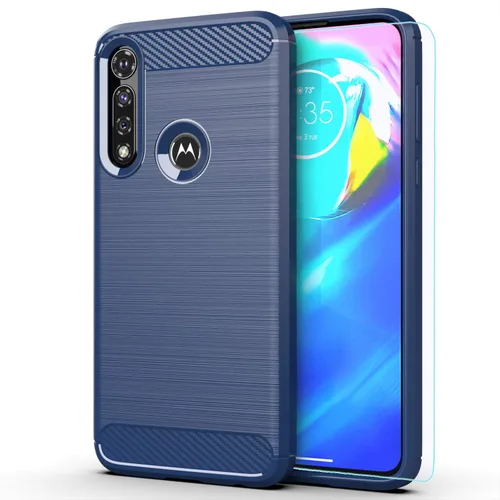 Vista 10 de MAIKEZI - Carcasa para Motorola G Power, 2020, incluye protector de pantalla HD, TPU suave, antiderrame