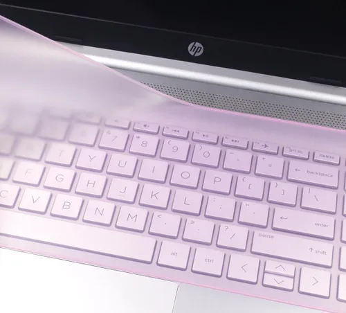 Vista 4 de Protector universal de teclado de silicona de 11 x 4.7 pulgadas para teclado de portátil de 11 a 12 pulgadas (sin teclado numérico), protector