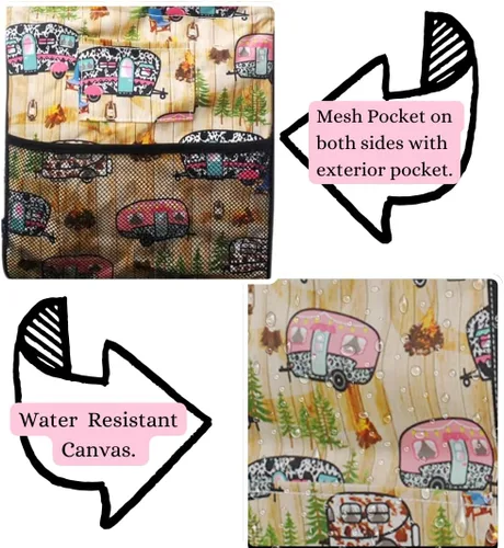 Vista 457 de NGIL Bolsa de comestibles reutilizable extra grande plegable de gran tamaño para comestibles, almacenamiento, picnic, playa, Estampado