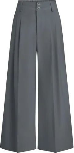Vista 20 de PRETTYGARDEN Pantalones de vestir de pierna ancha de cintura alta para Beige