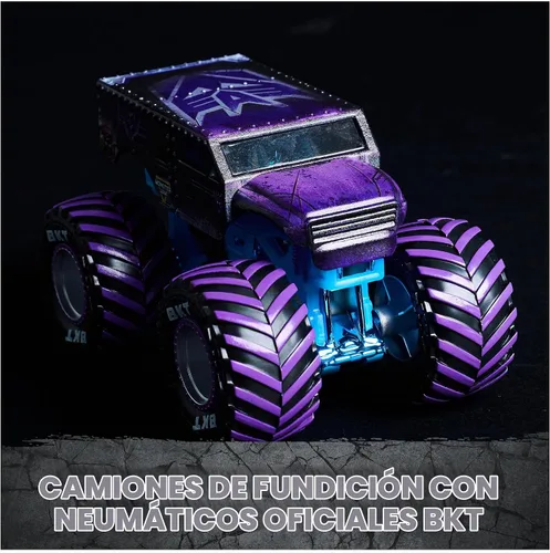 Vista 6 de Monster Jam Transformers Monster Trucks Die Cast Vehicle, 1:64 Scale 4-Pack