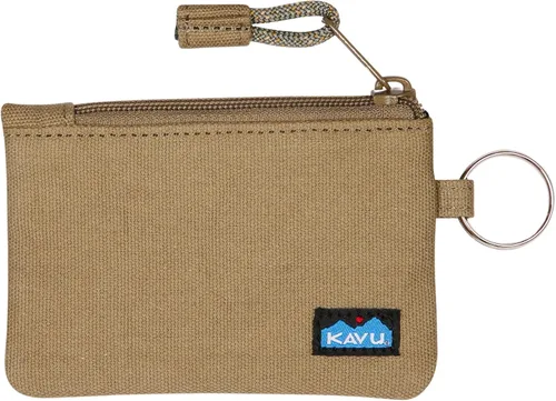 Vista 18 de KAVU Stirling Cartera delgada de lona de algodón con cremallera de doble cara