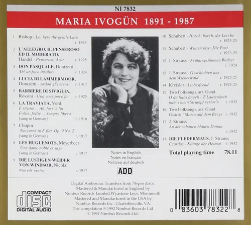 Vista 2 de Prima Voce: Arias Operáticas