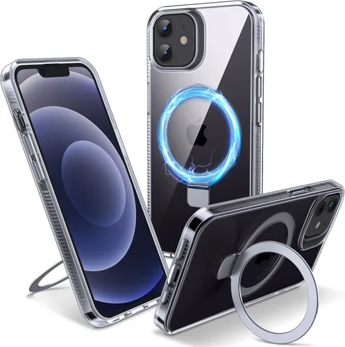 Vista 45 de Funda magnética para iPhone Air – [Soporte invisible integrado] [Compatible con MagSafe] [Protección contra caídas de grado militar] Cubierta