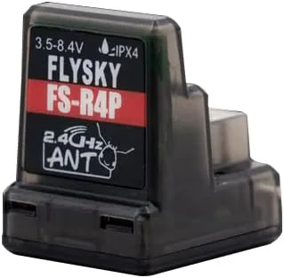 Vista 3 de Flysky FS-R7V FS-R7D 7CH/FS-R4P 4CH/FS-SR12 12CH Receptor con protocolo ANT para control remoto de coche RC (FS-R4P 4CH)