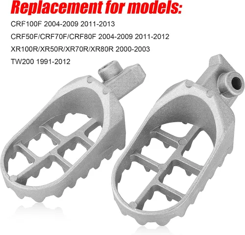 Vista 7 de Estriberas para reposapiés para XR50 XR50R XR70 XR70R XR80 XR80R XR100R CRF50 CRF50F CRF70 CRF70F CRF80 KLX110 2011-2016 Motocross 50cc 70cc 90cc