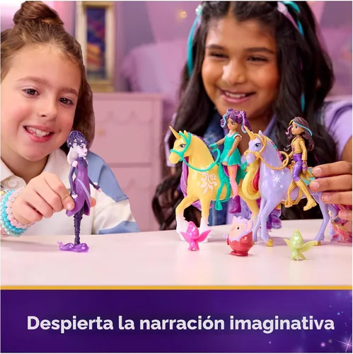 Vista 9 de Unicorn Academy Paquete Magic Unleashed, muñecas y juguetes de unicornio, a partir de 4 años Pack Aventura (Nuevo)