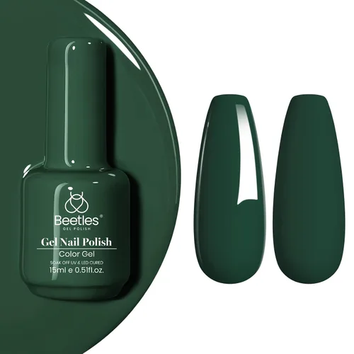 Vista 110 de Beetles - Esmalte de uñas en gel, 1 unidad de 0.5 onzas fluidas (15ml), extracción por remojo, arte de uñas, estética de manicura, bricolaje, curado