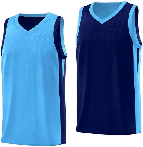Vista 12 de KXK Camiseta de baloncesto reversible para hombre, sin mangas, uniforme de equipo Verde neón y negro