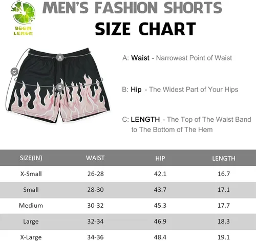 Vista 7 de BOOMLEMON Pantalones cortos de baloncesto para hombre, pantalones cortos deportivos de entrenamiento casual con estampado gráfico de llama de malla