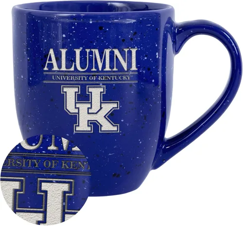 Vista 121 de Rico Industries NCAA Illinois Fighting Illini Alumni - Taza de café de cerámica moteada grabada con láser de 16 onzas