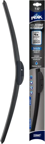 Vista 15 de PEAK Silicone Platinum - Limpiaparabrisas delantero de 13 pulgadas, limpiaparabrisas de repuesto con conector universal, paquete de 1 unidad