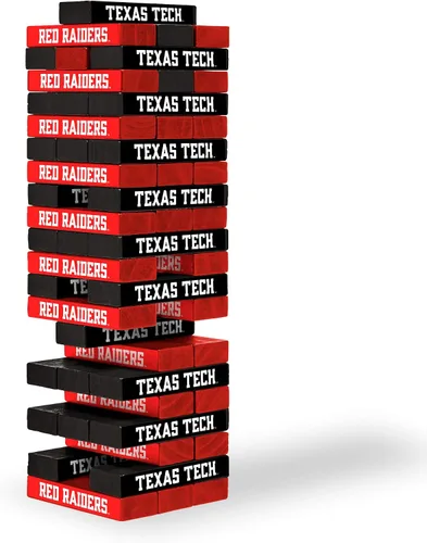 Vista 31 de Wild Sports NCAA Pro Football Tabletop Stackers Block Game for College Football Fan, Dorm Game, Tailgate