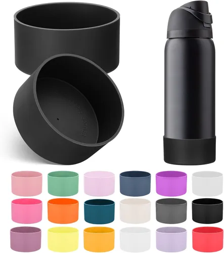 Vista 42 de Mity rain Bota de silicona 2PCS para botella de agua Owala FreeSip Malvavisco tímido