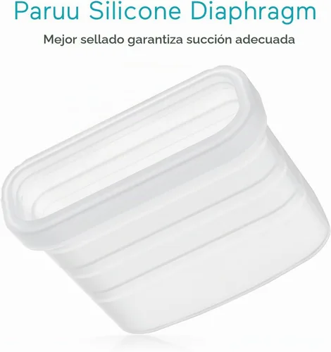 Vista 5 de Paruu P10 Válvulas de pico de pato y diafragma de silicona, piezas originales del extractor de leche P10, accesorios de repuesto para extractor