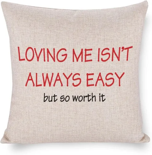 Vista 16 de Valentine Pillow Cases for Home Decor I Just Really Really Love You Throw Pillow Cover with Zipper Farmhouse Cushion Cover Cases 16"x16" Romantic