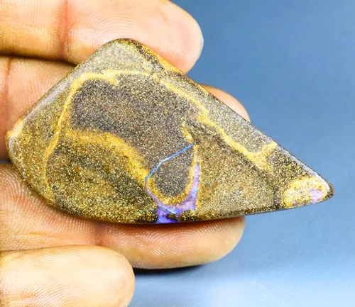 Vista 3 de 82.60 ct Corte Enorme Elegante (1.575 x 0.630 in) Sin calentarNo tratado Ópalo Boulder Australiano Piedra Preciosa Suelta Natural, Gema, Ópalo