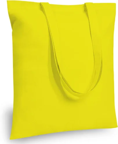 Vista 39 de TOPDesign Paquete de 10 bolsas de mano económicas de algodón de 11.8"x13", bolsas de tela ligeras y pequeñas reutilizables para compras de Beige