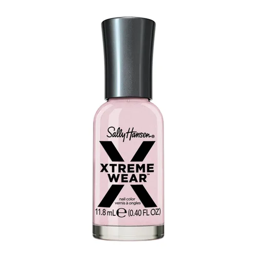 Vista 199 de Sally Hansen Xtreme Wear Esmalte de uñas sin rayas, acabado brillante, duradero, resistente a las astillas, transparente, color de uñas plateado 130