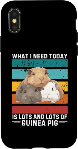 Vista 4 de iPhone 15 Vintage What I Need Today Is Lots And Lots of Guinea Pig Case