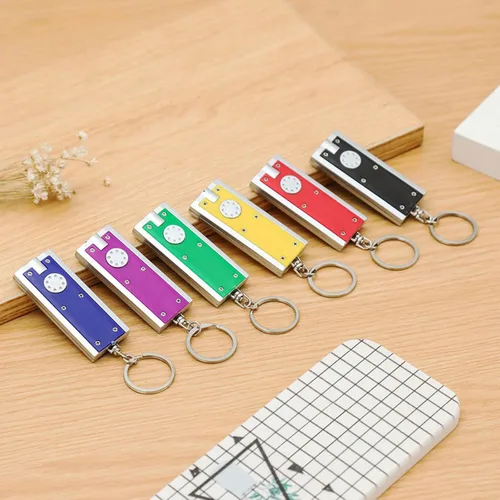 Vista 6 de 4Pcs Led Keyring Torches Bright Outdoor Waterproof Flashlight Torches Keyring Small Flashlight for Hiking Camping