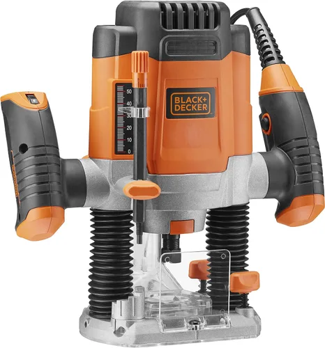 Vista 3 de BLACK+DECKER Router KW1200E-QS 1.200W, metal y plástico, base fija