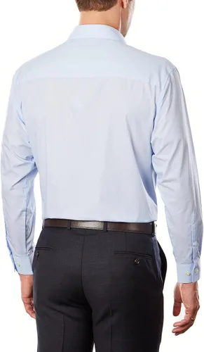 Vista 2 de Kenneth Cole Men's Dress Shirt Slim Fit Checks and Stripes (Patterned)