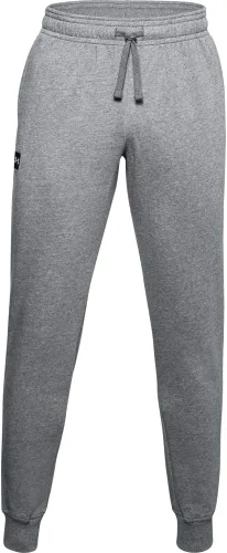 Vista 29 de Under Armour Rival - Pantalones de correr de forro polar para hombre (001) Negro / Blanco