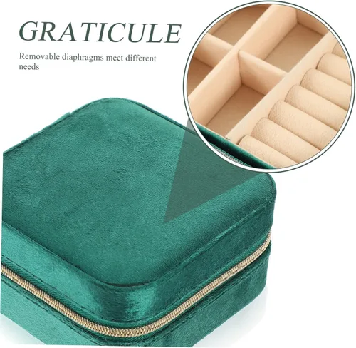 Vista 7 de CHILDWEET Box travel jewelry case leather jewelry organizer joyeros organizador de mujer jewelry organizer travel small makeup travel containers