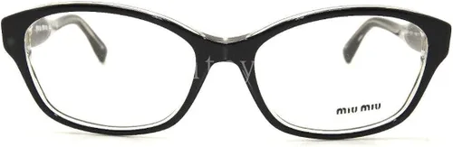 Vista 2 de Miu Miu Lentes MU03IV - 2AF1O1 Negro-Cristal-2.087in, Negro cristal, 5316140