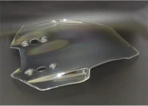 Vista 4 de Parabrisas de motocicleta compatible con Kawasaki Versys 1000 KLZ1000 2012 2013 2014 2015 2016 2017 2018 2019 2020 (color : transparente)