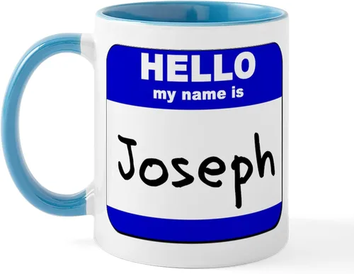 Vista 16 de CafePress Taza de café de cerámica con texto en inglés «Hello My Name Is Mary», de 11 oz (11.0 fl oz)