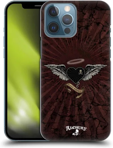 Vista 8 de Head Case Designs Officially Licensed Alchemy Gothic Black Romance Wing Hard Back Case Compatible with Apple iPhone 13 Pro Max