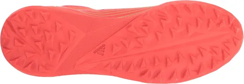 Vista 4 de adidas Tenis de fútbol unisex Edge.3 Predator Turf, Solar Red-solar Green-core Black