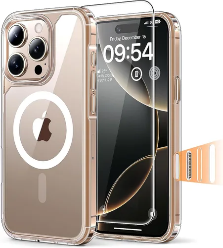 Vista 37 de TAURI Funda para iPhone 17, antiamarilleamiento con protector de pantalla, protección de grado militar, a prueba de golpes, delgada para iPhone 17