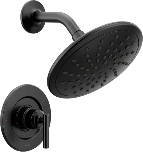 Vista 7 de Moen Gibson Posi-Temp - Molde de ducha moderno de equilibrio de presión dorado bronce con cabezal de ducha de lluvia de 8 pulgadas, requiere