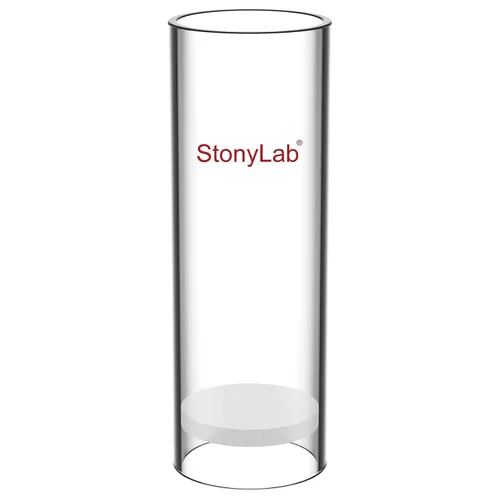 Vista 7 de stonylab Dedal de extracción de vidrio, dedal de extracción de vidrio borosilicato de porosidad media con diámetro interior de 0.591 in 0.787 in