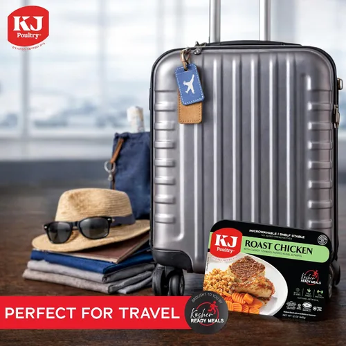 Vista 6 de KJ Poultry Comidas preparadas kosher – Bone In Chicken & Kugel, MRE - Comidas de carne listas para comer, comida shabbos, halal, (1 unidad)
