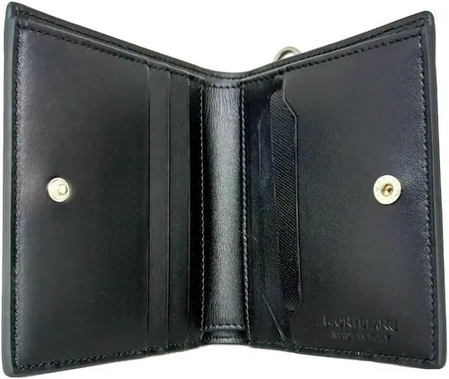 Vista 2 de Montblanc Meisterstück Compact Wallet 6cc BK Wallet, Adult Unisex, Multi-Coloured (Multi-Colour), One