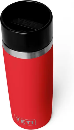 Vista 32 de YETI Rambler - Botella de viaje de 8 onzas, acero inoxidable, aislada al vacío con tapa a prueba de fugas, color negro