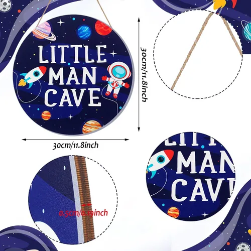 Vista 2 de Geelin Decoración de habitación espacial para niño, decoración de pared