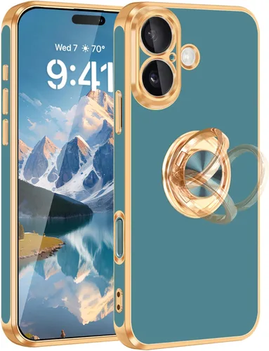 Vista 14 de Fingic Funda para iPhone 11, Funda para iPhone 11 con Soporte de Anillo [Soporte de Anillo Giratorio de 360° Base Magnética]