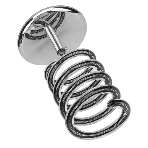Vista 5 de Soporte para secador de pelo de baño, soporte para secador de pelo, estación de peluquería en espiral para baño, secador de pelo, plancha plana