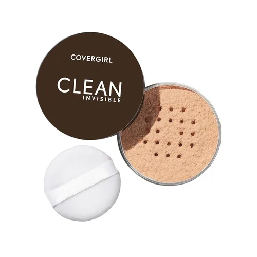 Vista 12 de COVERGIRL Clean Invisible - Polvo suelto, polvo fijador, fórmula vegana, luz translúcida, 0.7 onzas (paquete de 2)