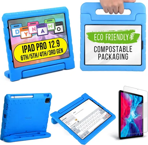 Vista 10 de Cooper Dynamo - Funda para iPad Pro 12.9 de 12.9 de 6ª generación (2022), también se adapta a 5ª-4ª-3ª generación (2021, 2020, 2018), espuma Rosado